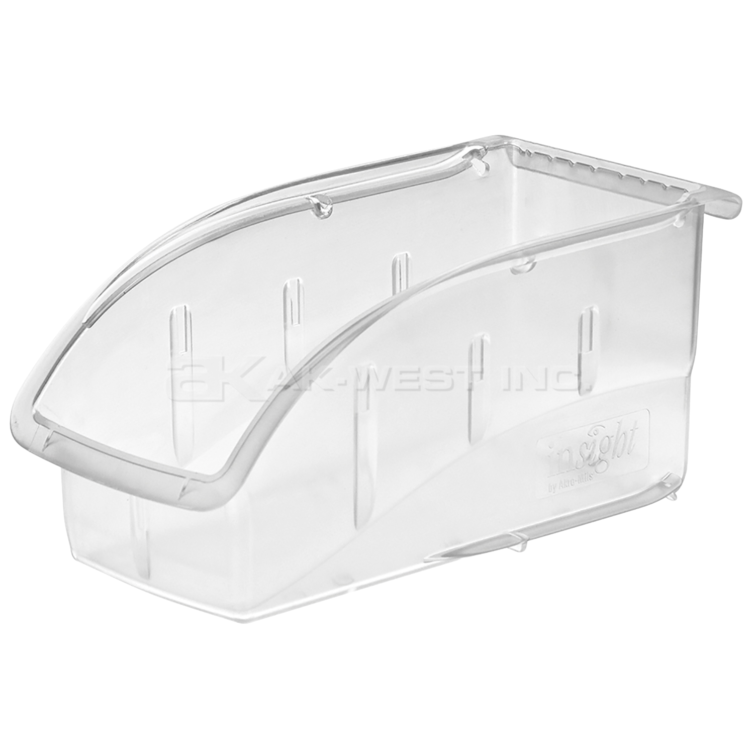 Clear, 10-7/8" x 5-1/2" x 5-1/4" Bin (12 Per Carton)
