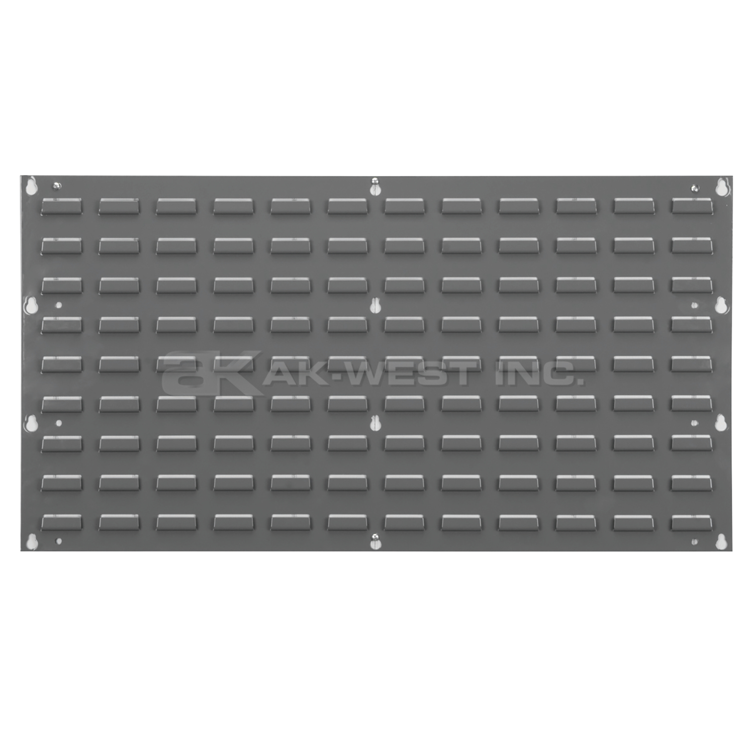 Grey, 35-3/4" x 19" Louvered Wall Panel