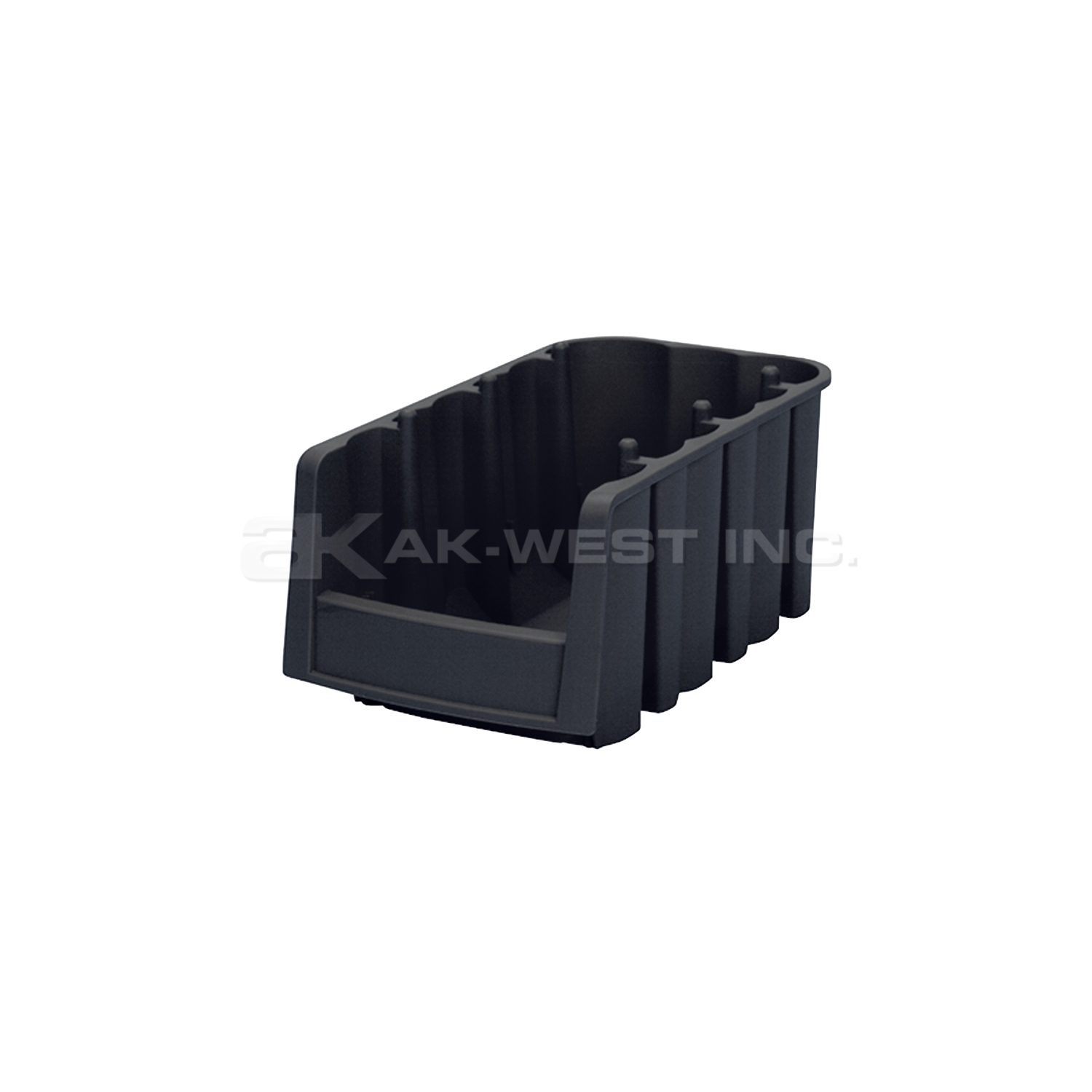 Black, 11-7/8" x 6-5/8" x 5" Economy Bin (10 Per Carton)