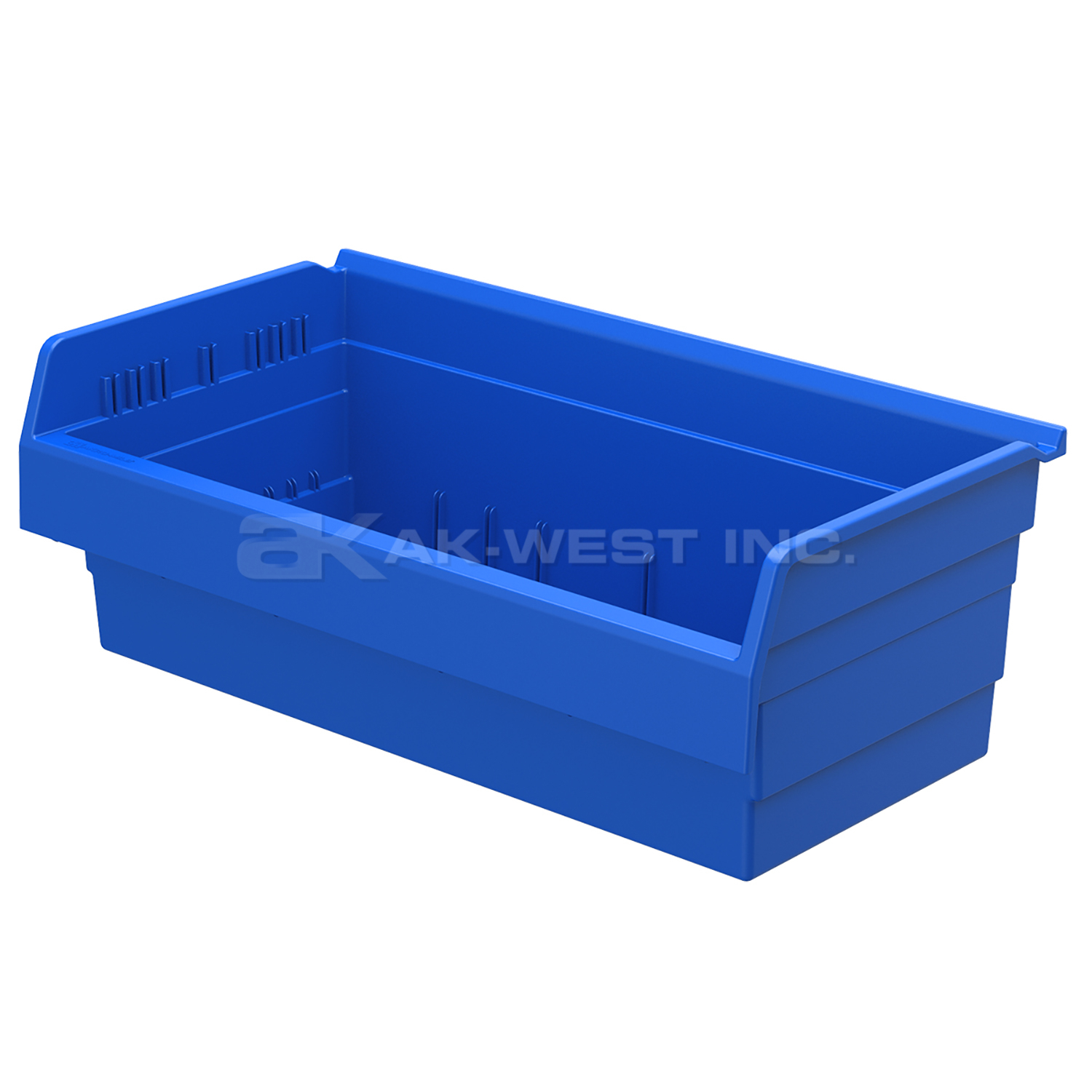 Blue, 11-5/8" x 22-1/2" x 8" Shelf Bin (4 Per Carton)