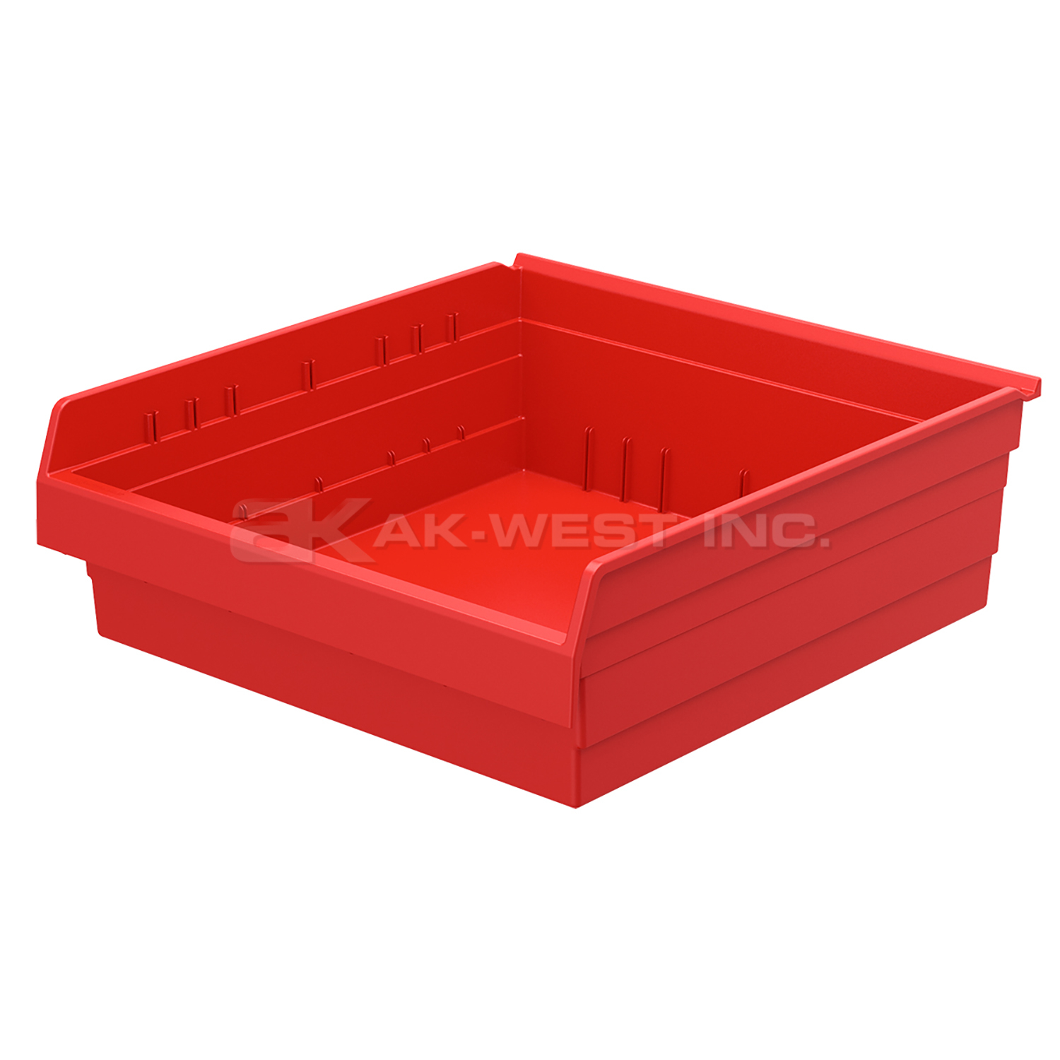 Red, 23-5/8" x 22-1/2" x 8" Shelf Bin (4 Per Carton)