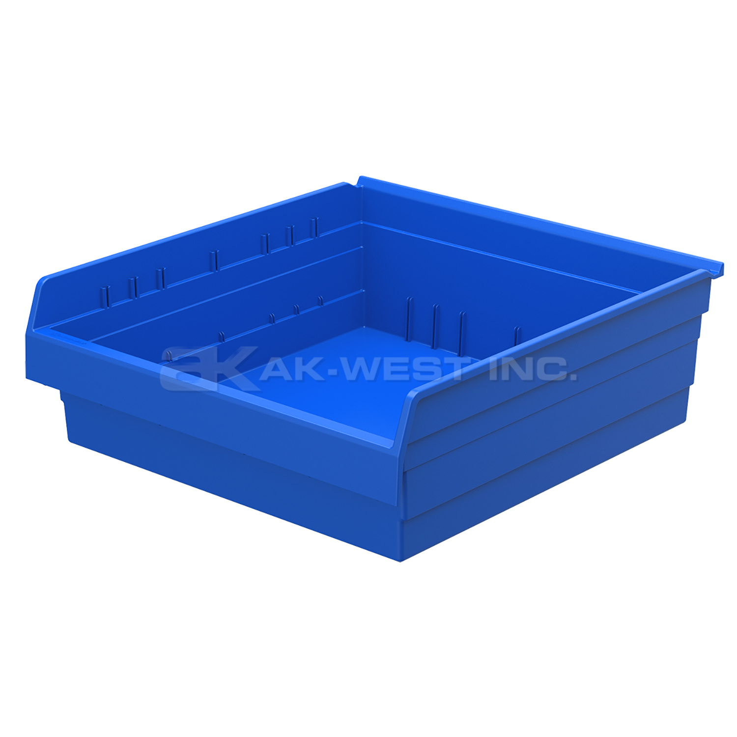 Blue, 23-5/8" x 22-1/2" x 8" Shelf Bin (4 Per Carton)