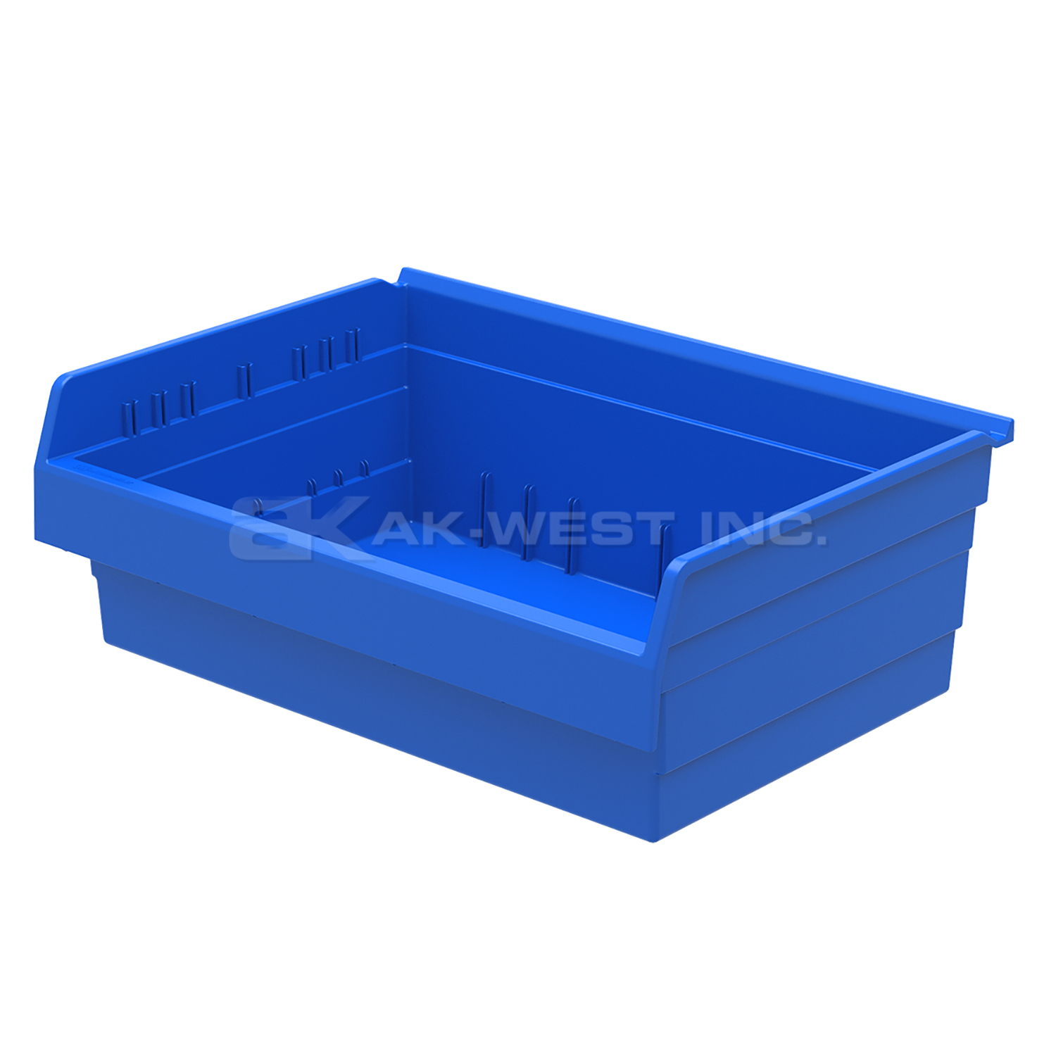 Blue, 15-5/8" x 22-1/2" x 8" Shelf Bin (4 Per Carton)