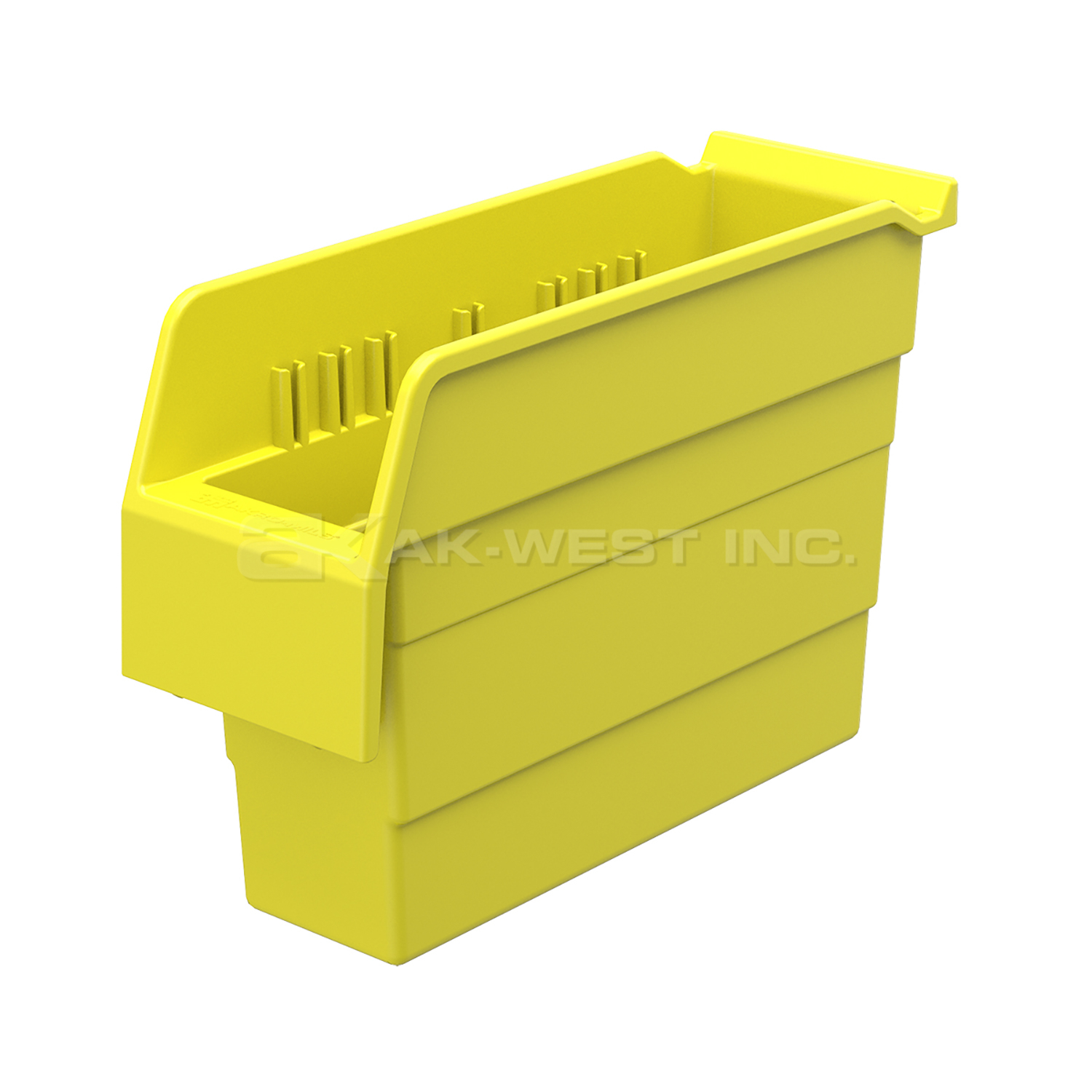 Yellow, 11-5/8" x 4-1/8" x 8" Shelf Bin (16 Per Carton)