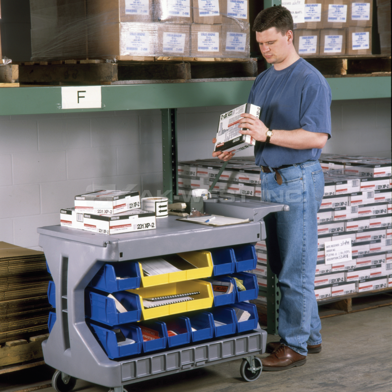 Grey, 45-5/8" x 24" x 34-3/4" ProCart