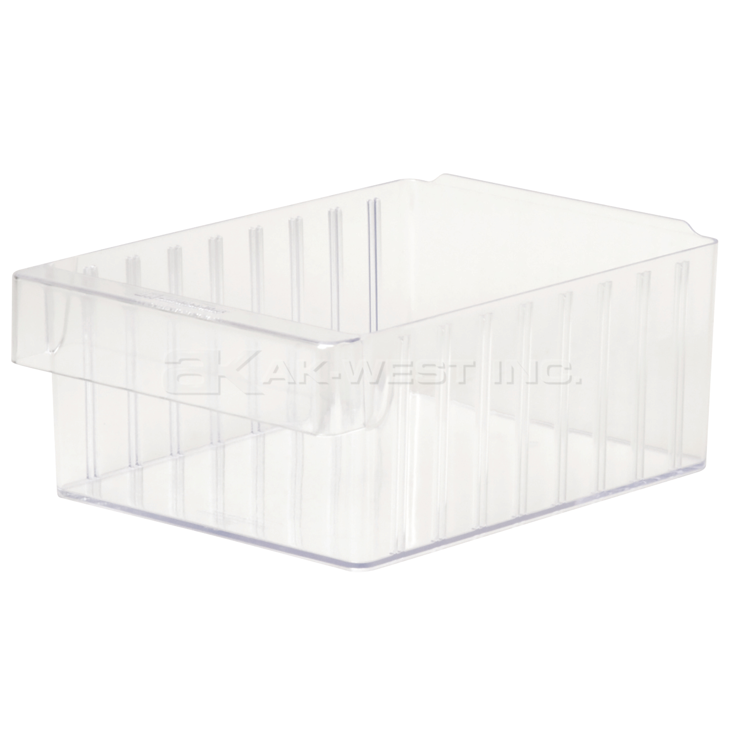 Clear, 12" x 8-3/8" x 4-5/8" Drawer Bin (4 Per Carton)