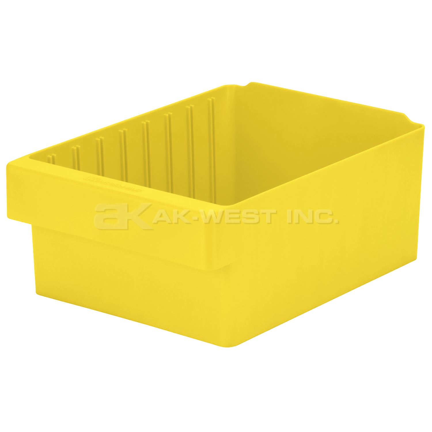 Yellow, 12" x 8-3/8" x 4-5/8" Drawer Bin (4 Per Carton)