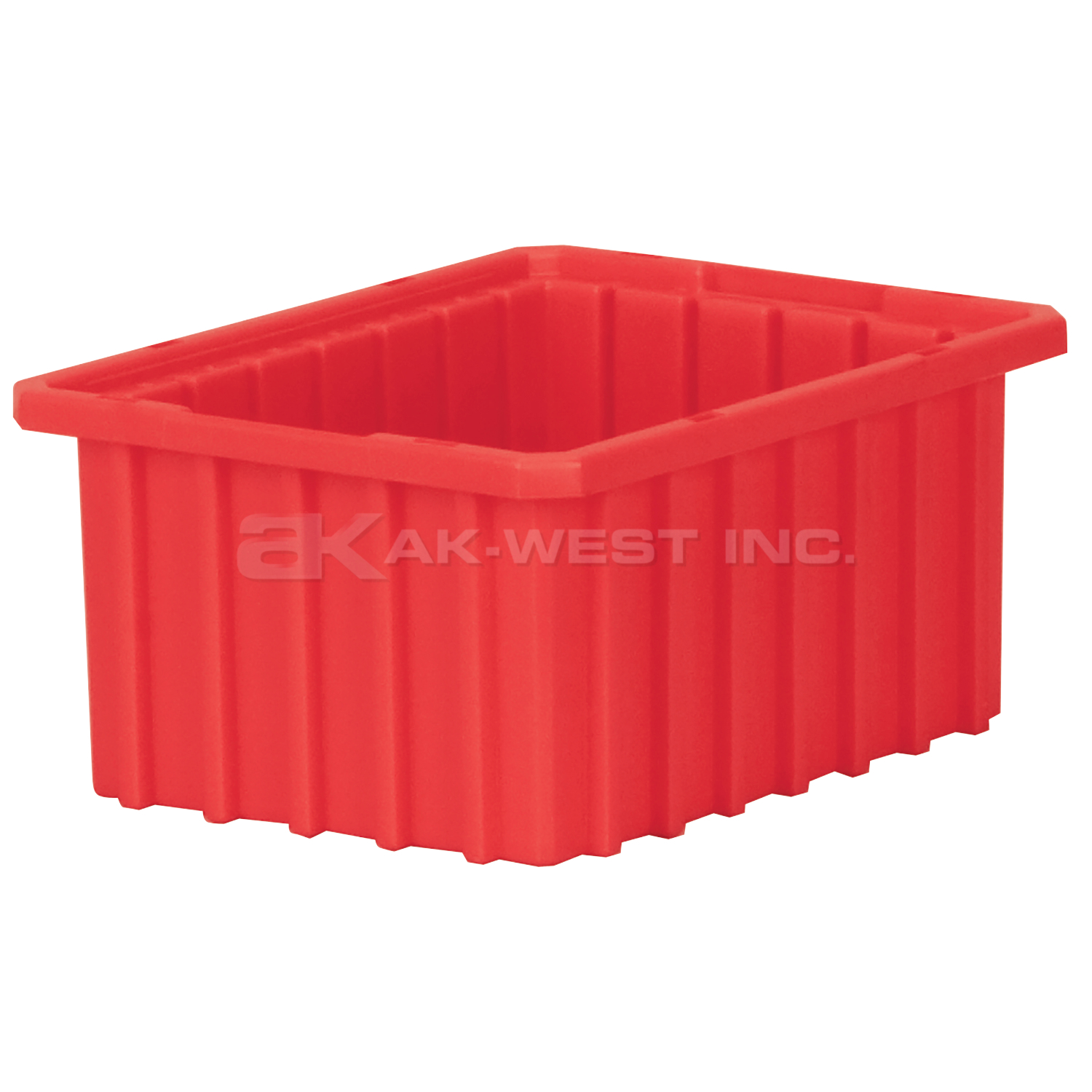 Red, 10-7/8" x 8-1/4" x 5" Dividable Grid Container (20 Per Carton)