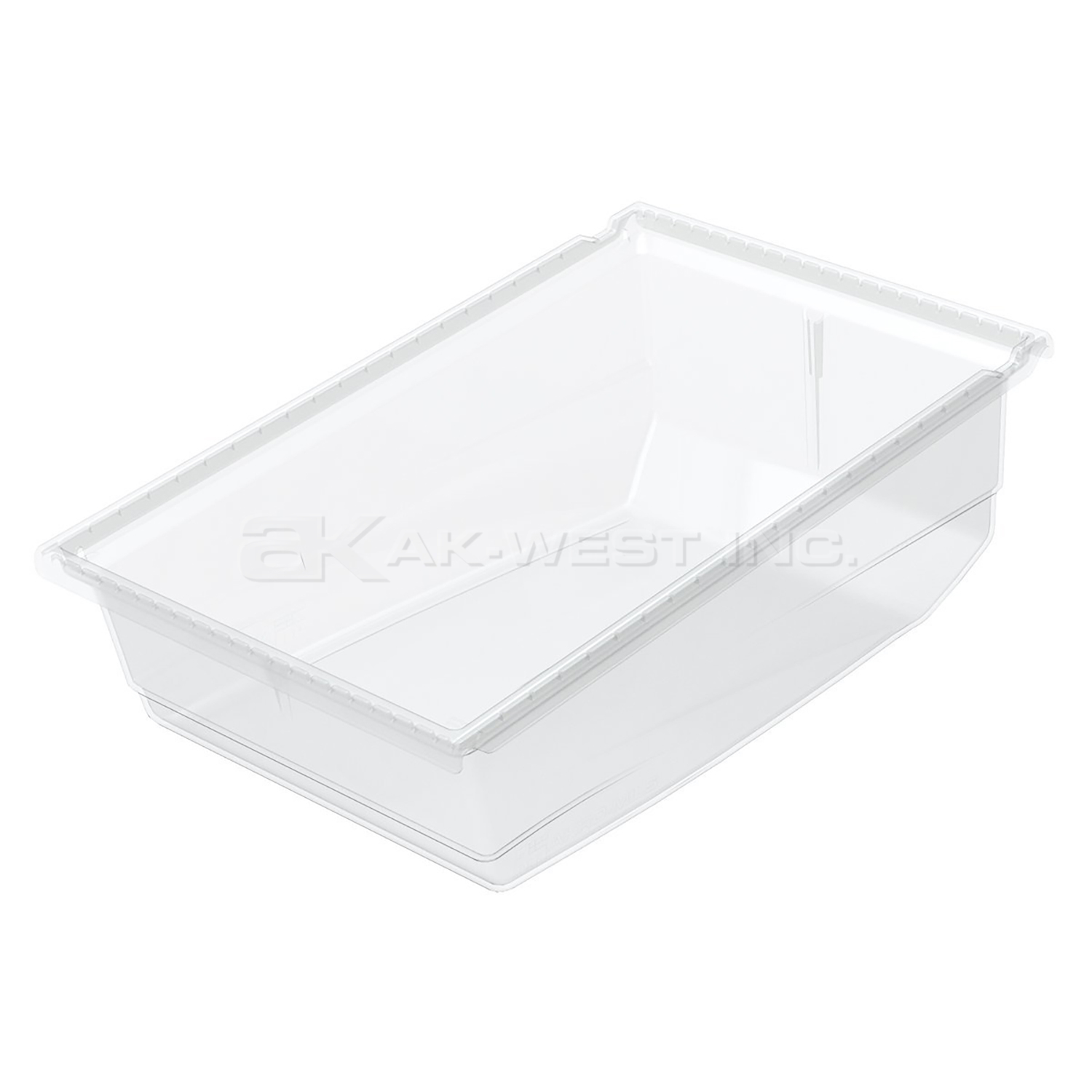 Clear, 17-1/2" x 11" x 6-1/2" Universal Hanging Bin (6 Per Carton)