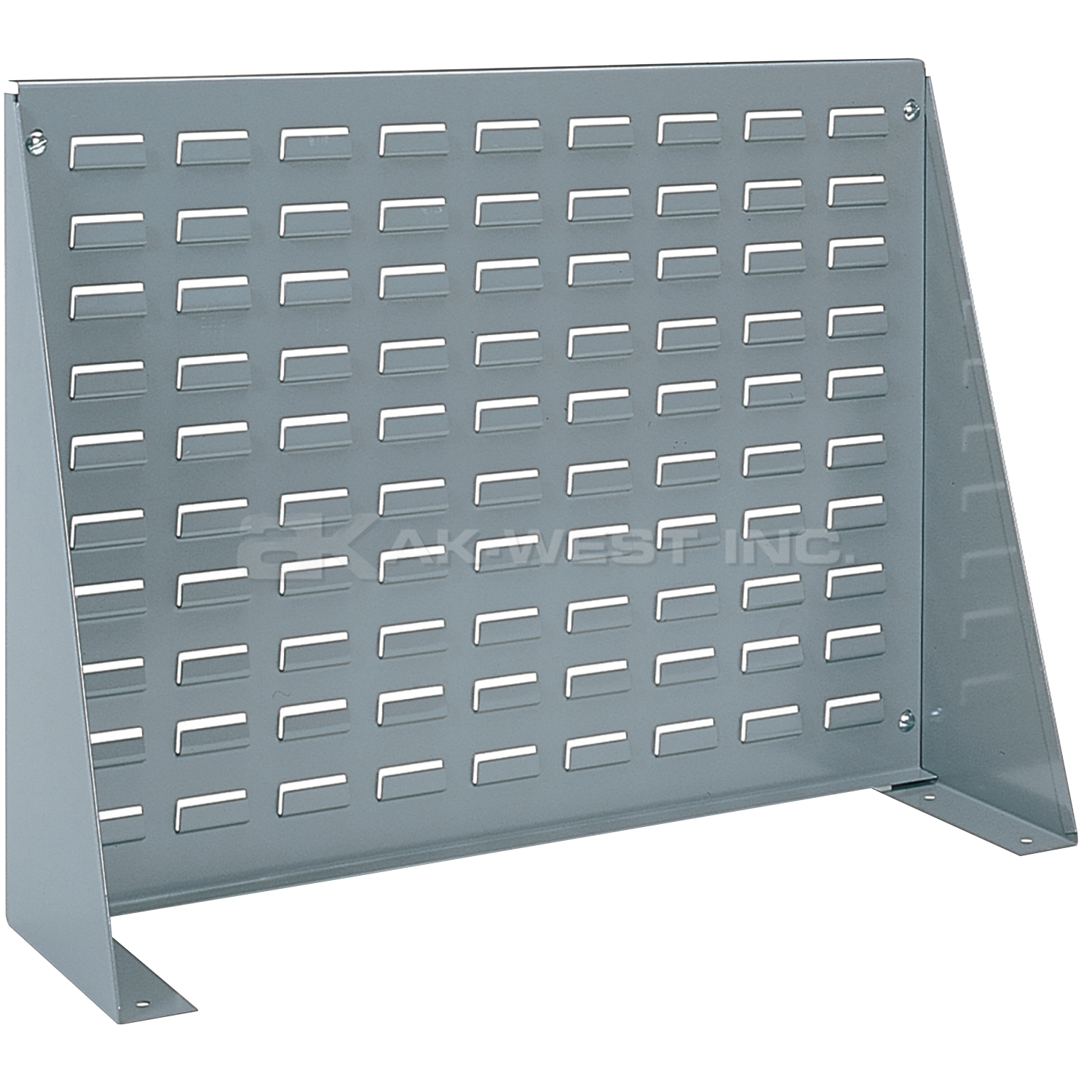 Grey, 27-15/16" x 8-9/16" x 19-9/16" Louvered Bench Rack