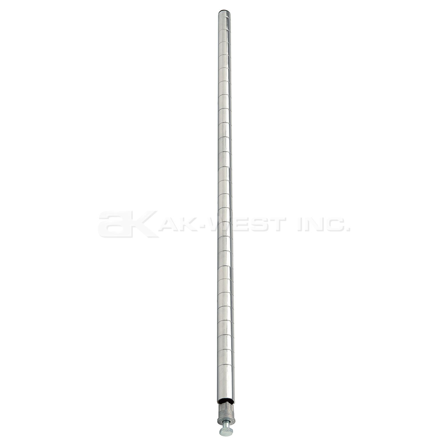 Chrome, 34" Upright Post