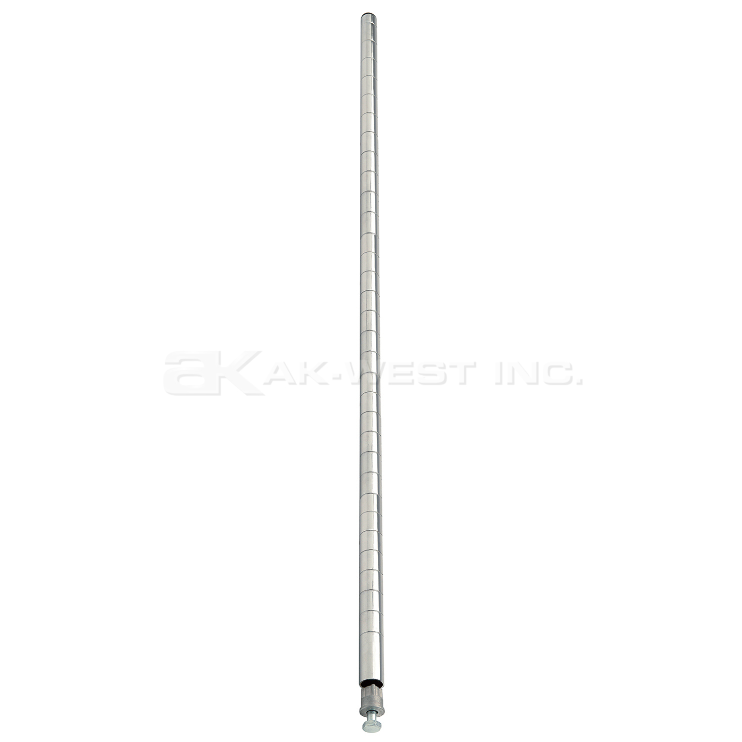 Chrome, 39" Upright Post