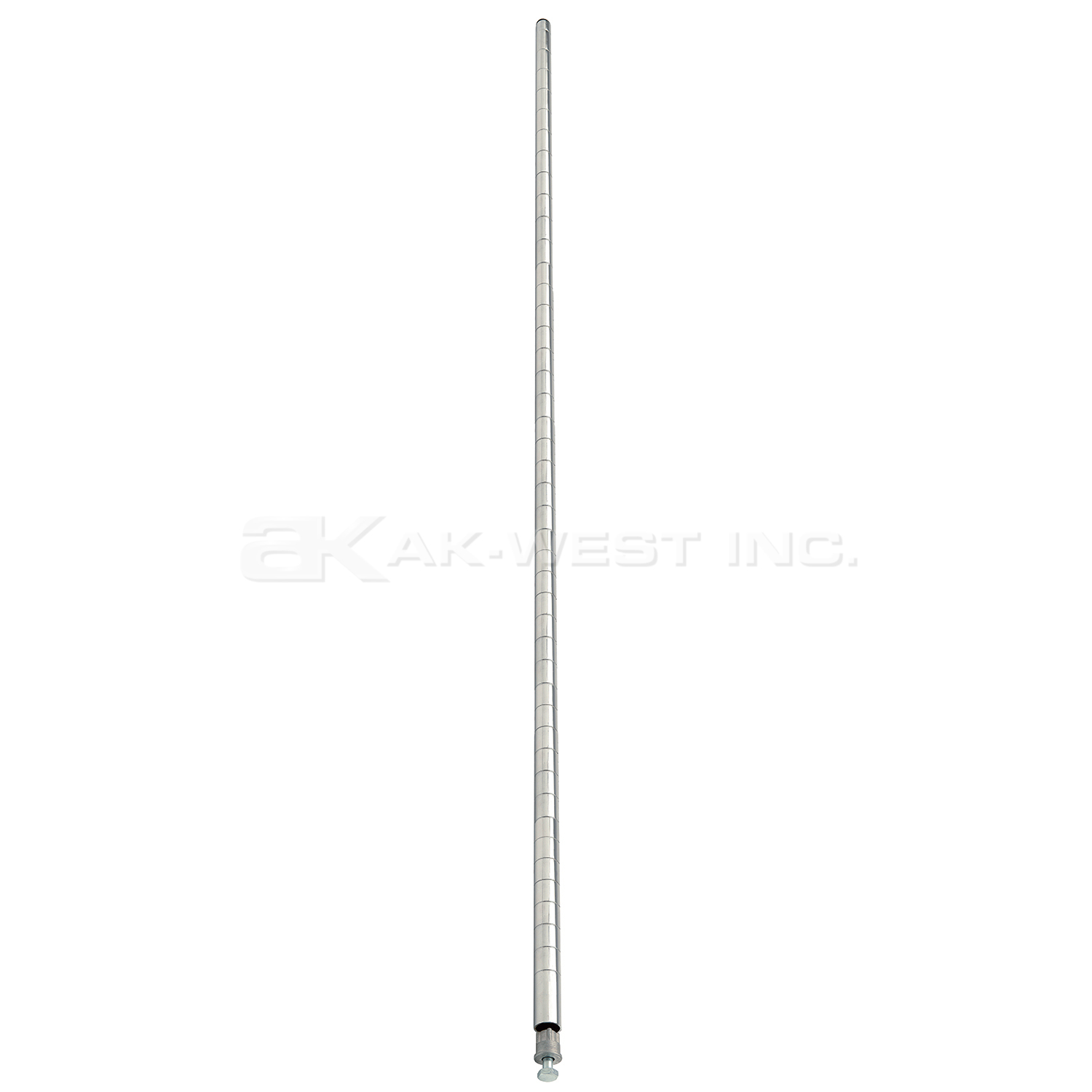 Chrome, 54" Upright Post