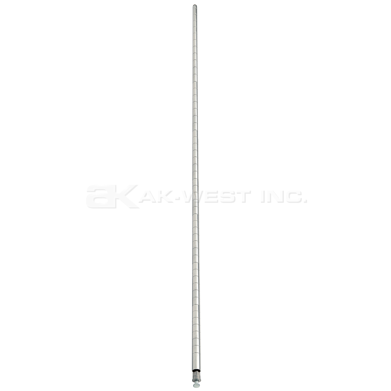 Chrome, 63" Upright Post