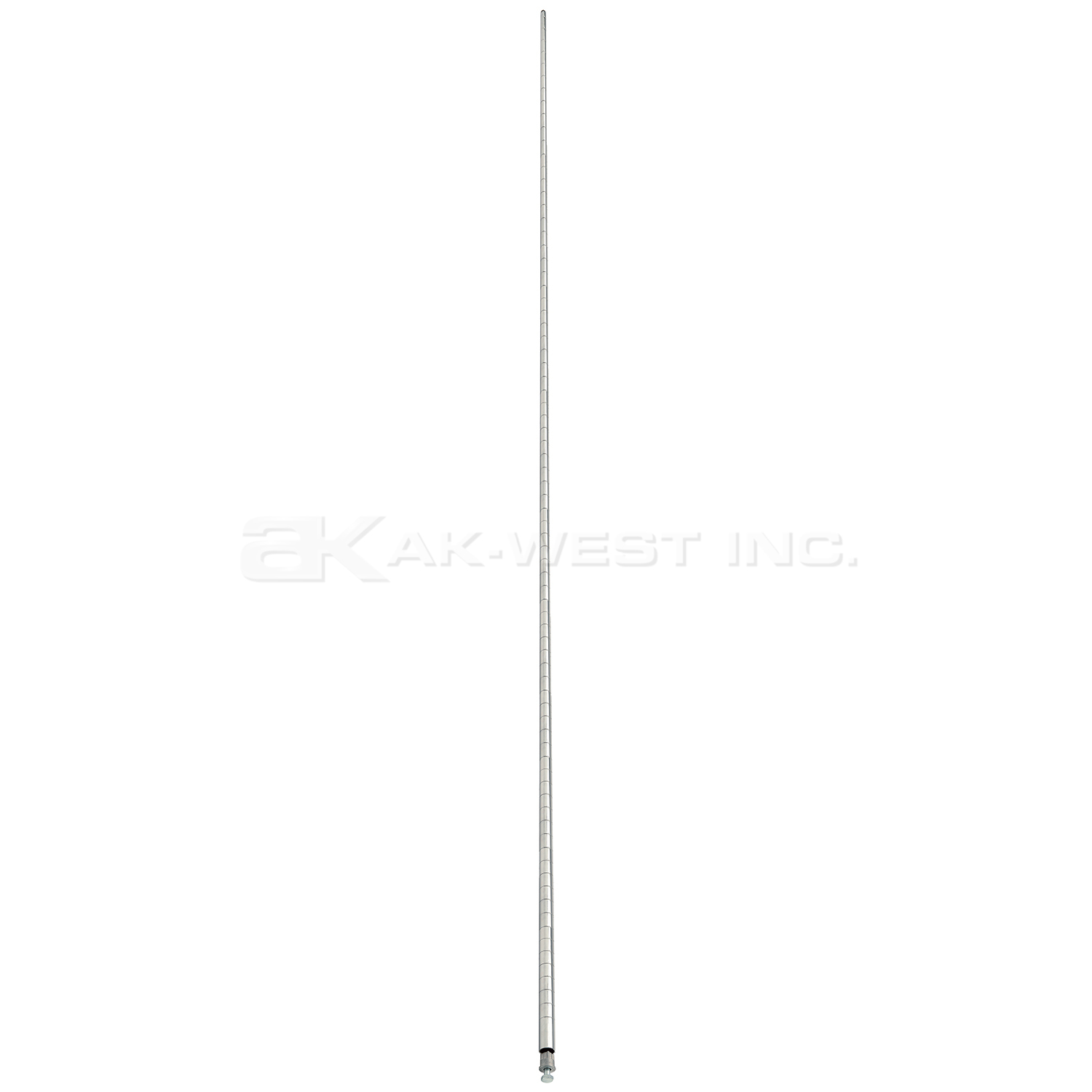 Chrome, 96" Upright Post