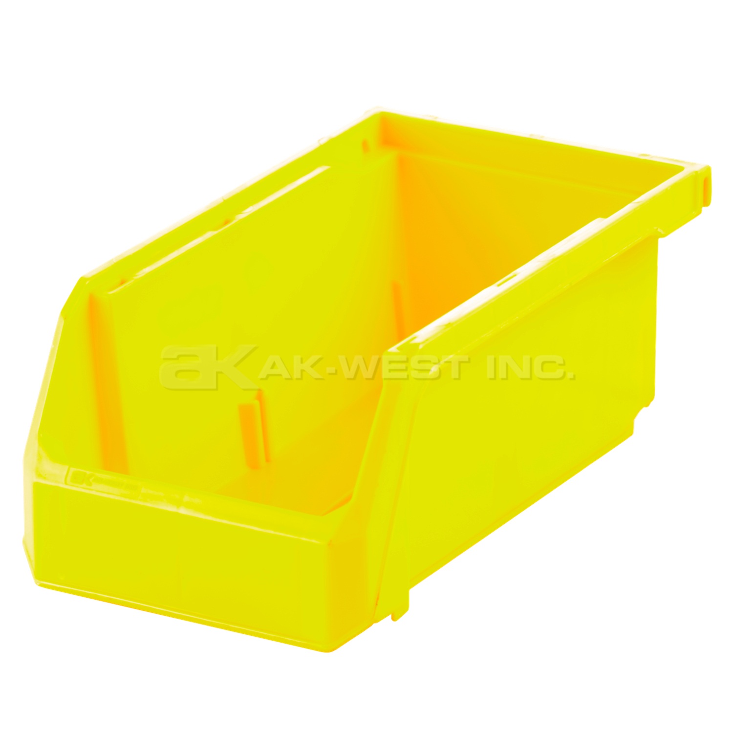 Yellow, 7-3/8" x 4-1/8" x 3" Hanging, Stacking and Nesting Bin (Equivalent Size To 30220)
