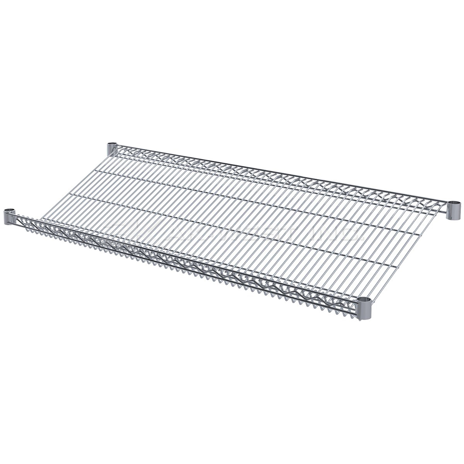 Chrome, 18" x 48" Slanted Wire Shelf