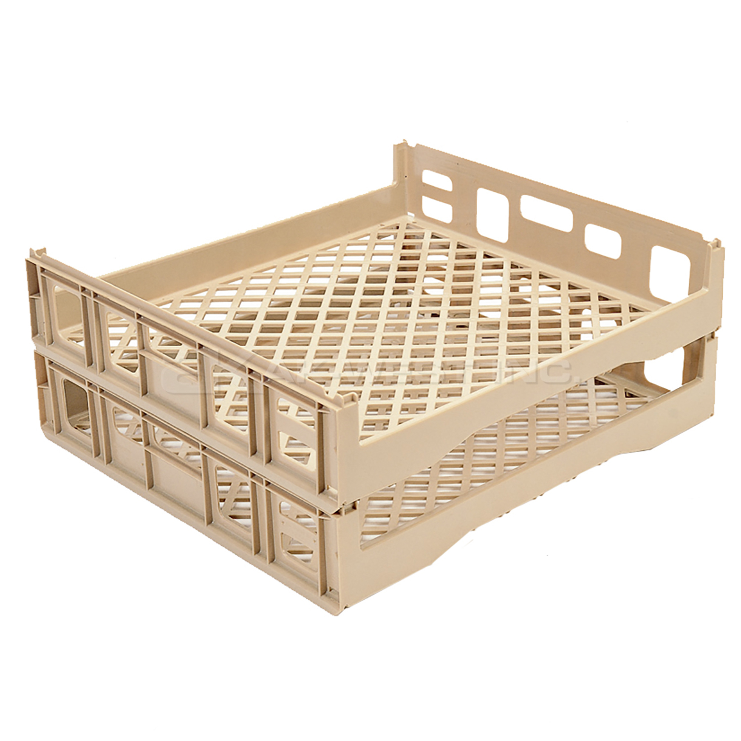 Beige, 29" x 26" x 6-1/8", Multi-Purpose Tray, 20lbs Cap.