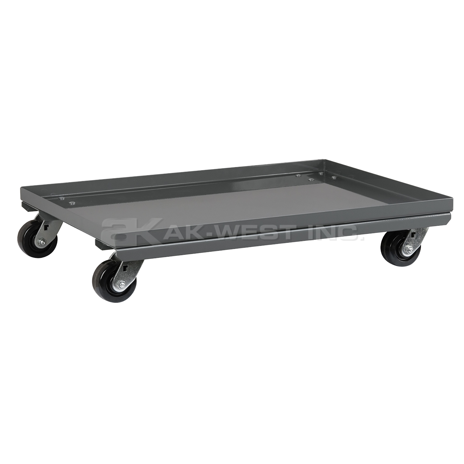 Grey, Mobile Kit For 30676 Louvered Floor Rack