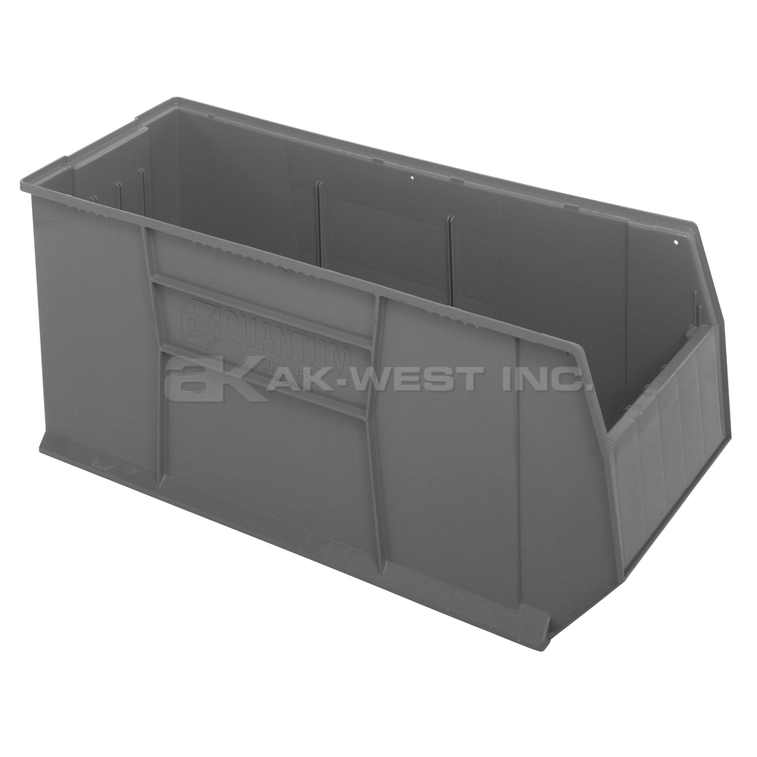 Grey, 41-7/8" x 16-1/2" x 17-1/2" Rack Bin