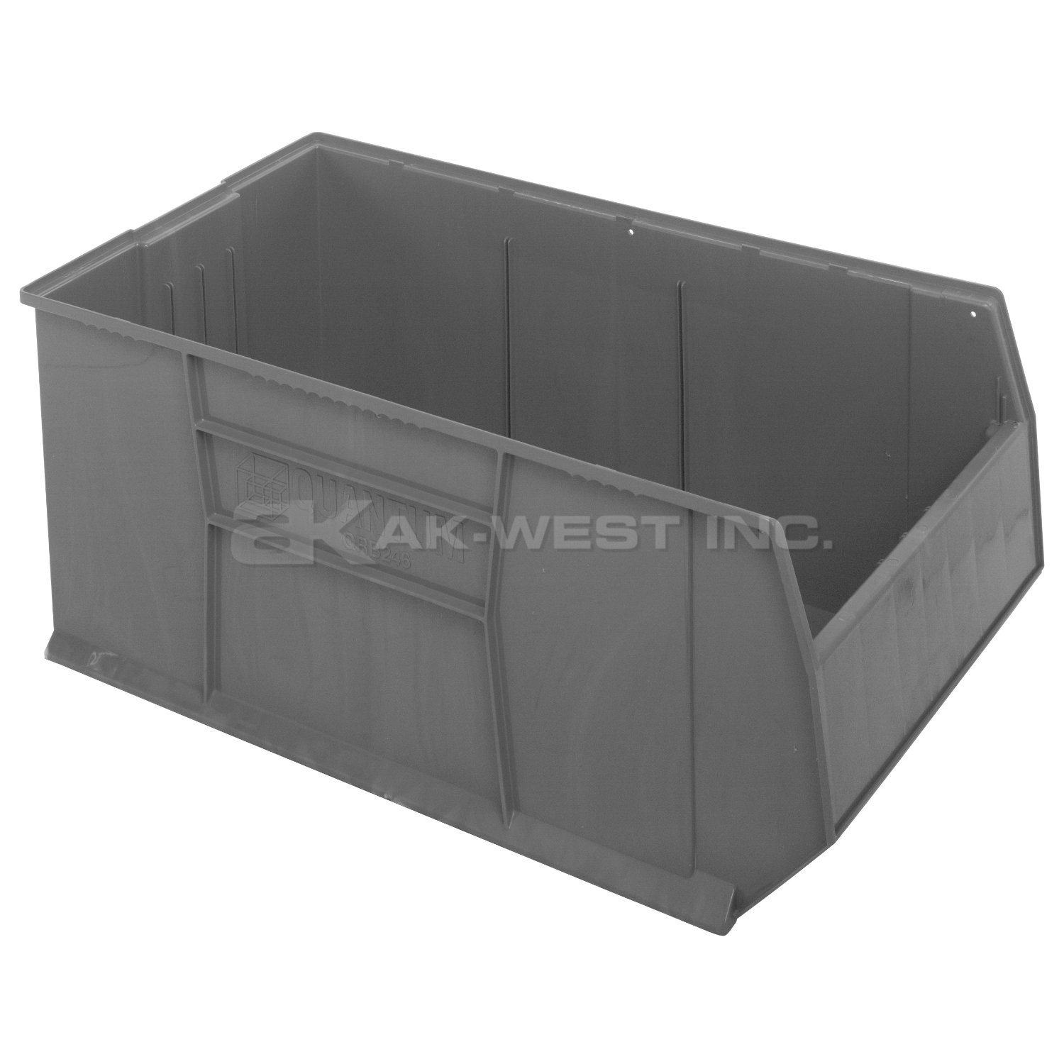 Grey, 41-7/8" x 23-7/8" x 17-1/2" Rack Bin