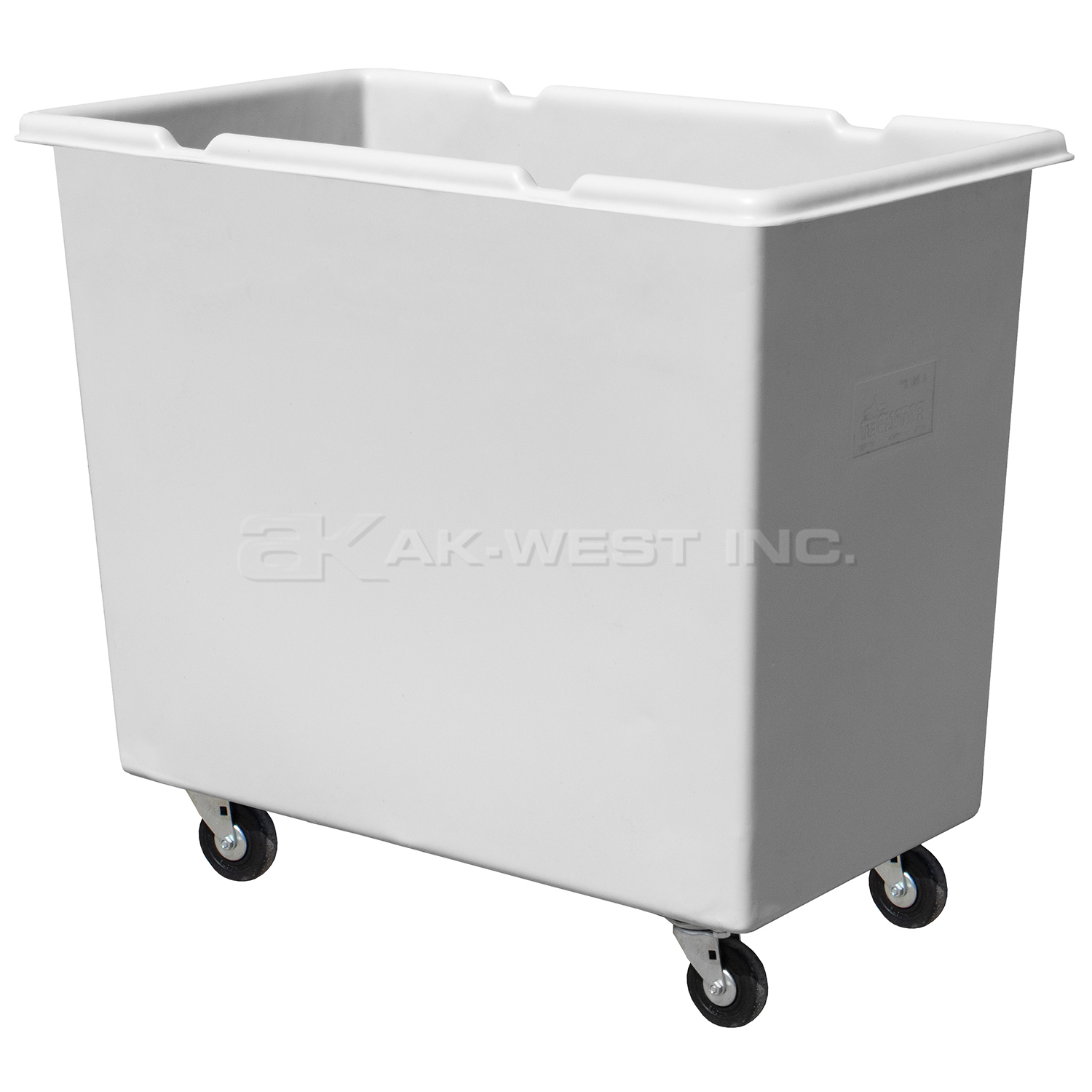 Grey, 33" x 19" x 28", 3" Corner Casters,  5 Bu. / 6 Cu. Ft., 200lb Cap., Mini Starcart