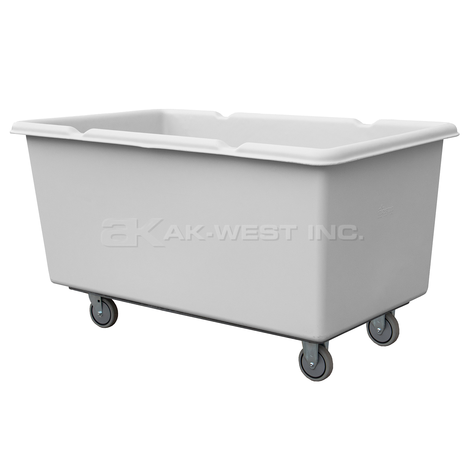 Grey, 59" x 35" x 32", 5" Corner Casters,  18 Bu. / 22 Cu. Ft., 800lb Cap., Heavy Duty Starcart