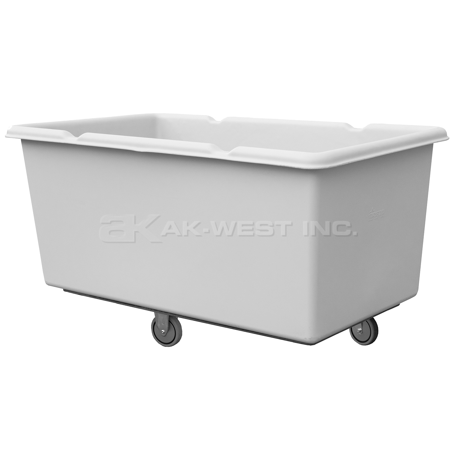 Grey, 59" x 35" x 32", 5" Diamond Casters,  18 Bu. / 22 Cu. Ft., 800lb Cap., Heavy Duty Starcart