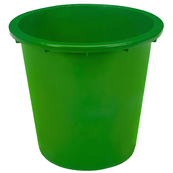 Green, 15" Diameter x 13" Tall, 5/8 Bushel Solid Container