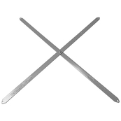 Grey, 18" Steel Side Sway Brace