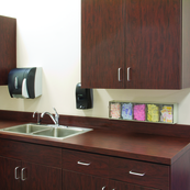 Beige, 5-3/8" x 23-5/8" x 6-1/2", 5 Compartment, Tilt View Bin (1 Per Carton)