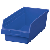 Blue, 17-7/8" x 8-3/8" x 6" Shelf Bin (8 Per Carton)
