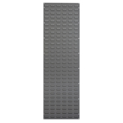 Grey, 18" x 61" Louvered Wall Panel