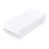 Clear, 17-7/8" x 8-3/8" x 4" Shelf Bin (12 Per Carton)