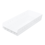 Clear, 23-5/8" x 11-1/8" x 4" Shelf Bin (6 Per Carton)