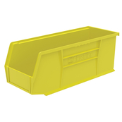 Yellow, 10-7/8" x 4-1/8" x 4" Hanging and Stacking Bin (12 Per Carton)