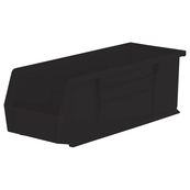 Black, 14-3/4" x 5-1/2" x 5" Hanging and Stacking Bin (12 Per Carton)