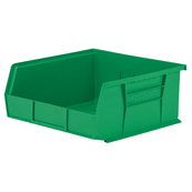 Green, 10-7/8" x 11" x 5" Hanging and Stacking Bin (6 Per Carton)