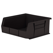 Black, 10-7/8" x 11" x 5" Hanging and Stacking Bin (6 Per Carton)