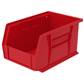 Red, 9-1/4" x 6" x 5" Hanging and Stacking Bin (12 Per Carton)