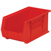 Red, 14-3/4" x 8-1/8" x 7" Hanging and Stacking Bin (12 Per Carton)