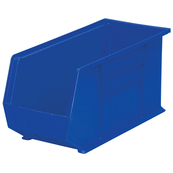 Blue, 18" x 8-1/8" x 9" Hanging and Stacking Bin (6 Per Carton)