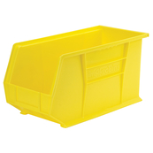 Yellow, 18" x 8-1/8" x 9" Hanging and Stacking Bin (6 Per Carton)