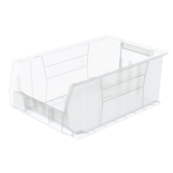 Clear, 20" x 12-1/8" x 8" Stacking Shelf Bin (3 Per Carton)