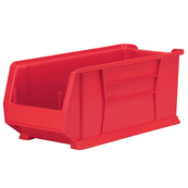 Red, 23-7/8" x 11" x 10" Stacking Shelf Bin (4 Per Carton)