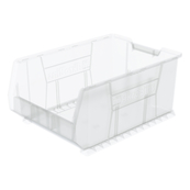 Clear, 23-7/8" x 16-1/2" x 11" Stacking Shelf Bin (1 Per Carton)