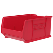 Red, 23-7/8" x 18-1/4" x 12" Stacking Shelf Bin (1 Per Carton)