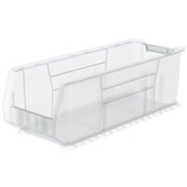Clear, 29-7/8" x 11" x 10" Stacking Shelf Bin (4 Per Carton)