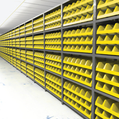 Yellow, 33" x 12" x 5" Systems Bin (5 Per Carton)