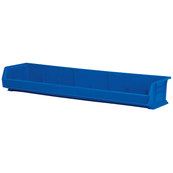 Blue, 8-5/8" x 33" x 5" Hanging and Stacking Bin (4 Per Carton)